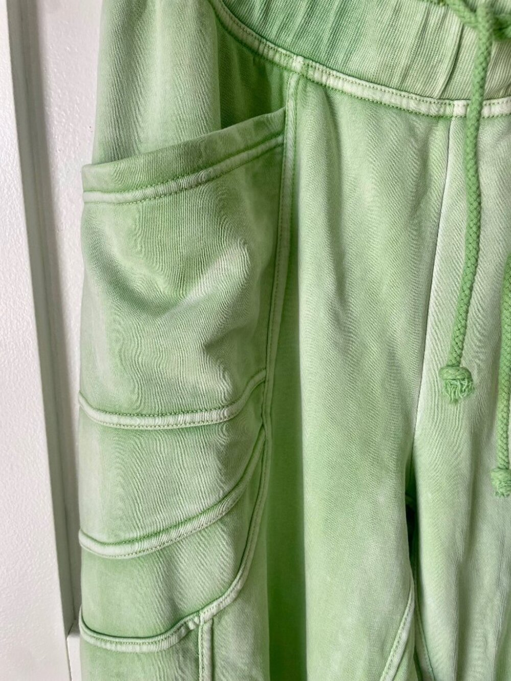 Daily Practice Sage Green Cargo Joggers Utility Sweatpants Size M Petite - Picture 2 of 6